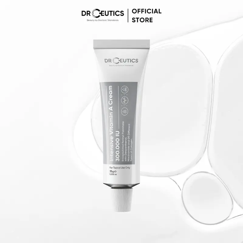 DRCEUTICS Kem Dưỡng Hỗ Trợ Căng Mịn Da Chứa Vitamin A Intensive Cream 300.000 IU (35g) 3