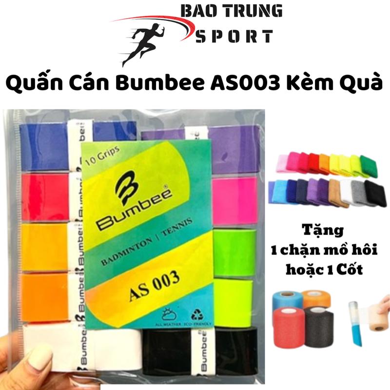  Combo 5-10 chiếc Quấn cán BUMBEE AS 003 quấn vợt Cầu Lông,Tennis,Pickleball êm tay,bám tay tốt Nam 