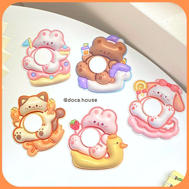 Set 15-30 Giấy Gói Trang Trí Kẹo Mút In 2 Mặt Hoạ Tiết 3D Hoạt Hình Dễ Thương Làm Quà Tặng Crush Người Thương Siêu Đáng Yêu 1