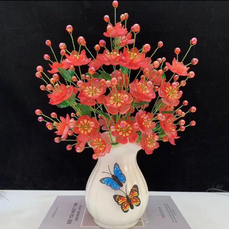 TẶNG Đèn Trang Trí - Set vật liệu tự làm bình hoa trang trí đẹp hoa decor diy handmade S0036 Decor Phòng