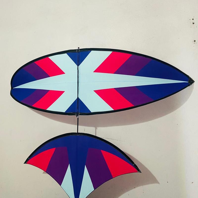 Diều lắp ghép xương cá tím 2m hàng làm kĩ full cacbon ,cao cấp ,nhẹ gió ,rễ bay . Shop đã làm lèo sẵn cho ae Đồ chơi