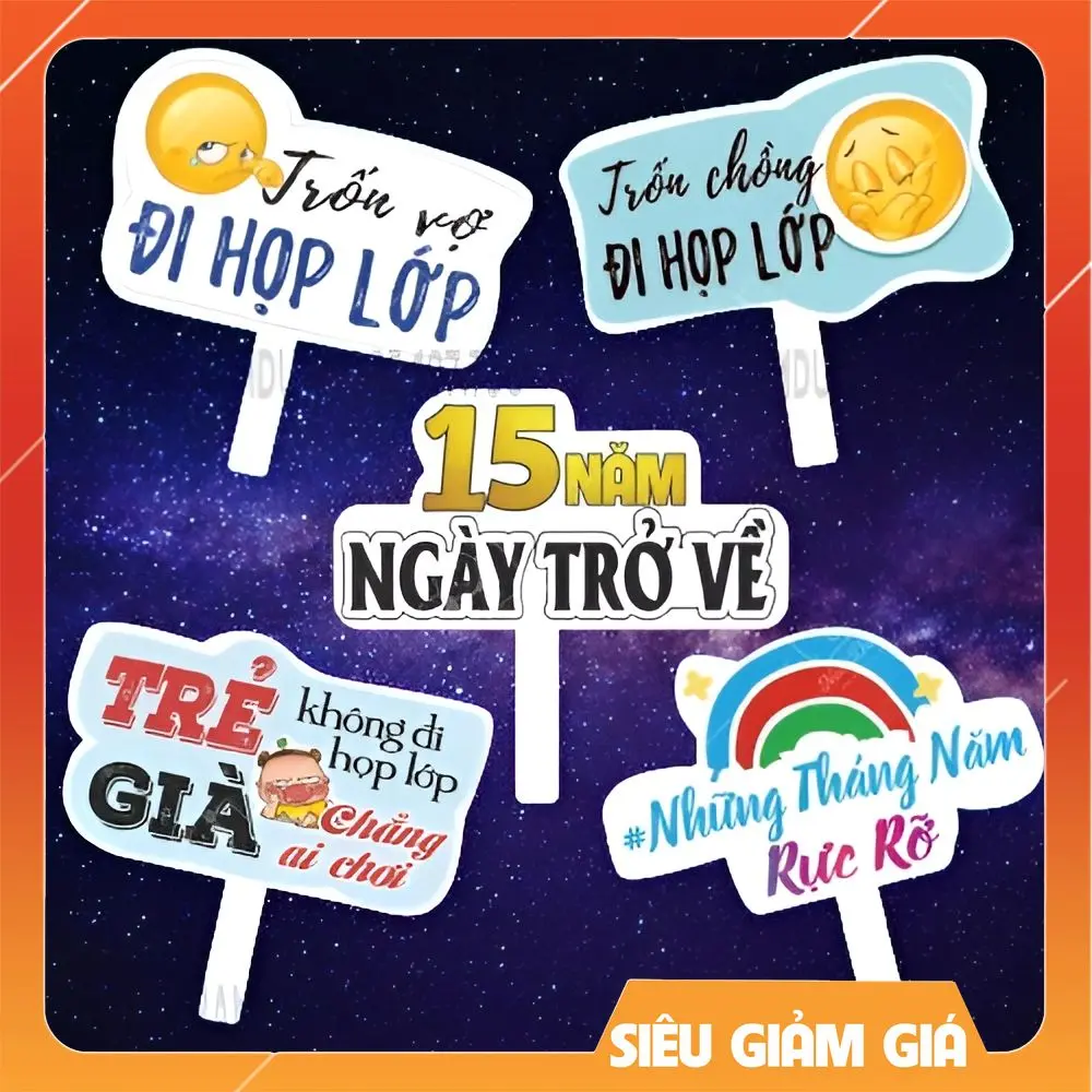 Hashtag họp lớp, kỉ yếu, sự kiện...