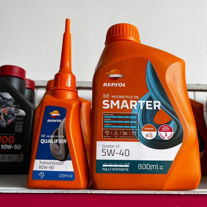Nhớt Repsol Scooter 5w40 (nhớt Repsol cho xe tay ga) 0.8L Kèm Nhớt Lap Repsol Dầu Nhớt Dầu