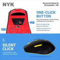 Gambar NYK C80 Silent Optical Wireless Bluetooth Dual Mode Mouse dari GASOL KALIURANG Kota Malang 3 Tokopedia
