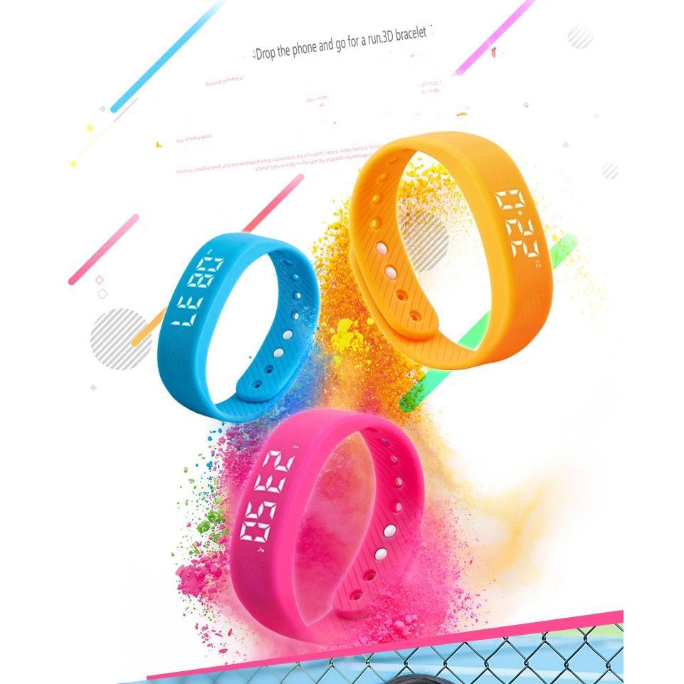 Smart Bracelet LED Digital Waterproof Smart Clock Smartband With running pedometer Monitor Smart Band Vibration Alarm Reminder