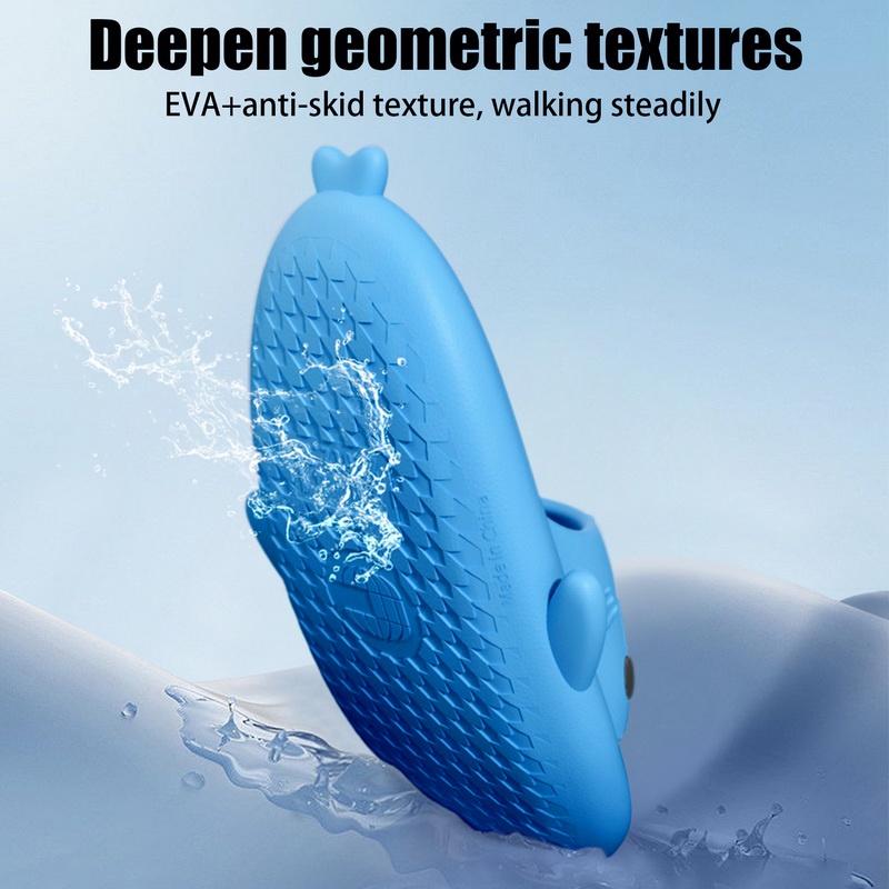 Cute Shark Slippers For Couple Anti-Skid EVA Solid Color Slipper Women Outdoor Cool Indoor Household Funny Shoes 3
