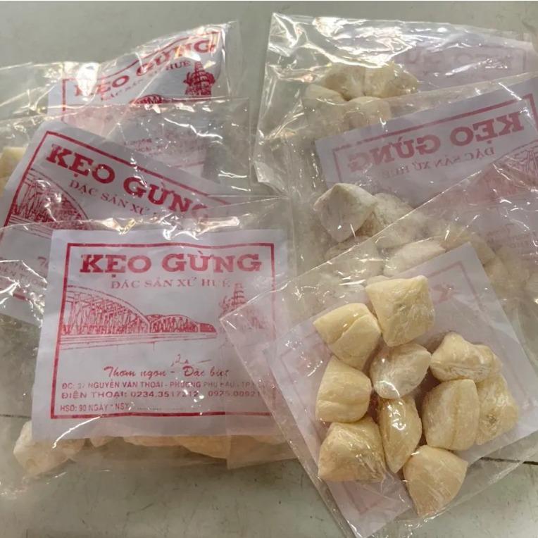Combo 10 gói Kẹo ú gừng, kẹo gừng ngọt thanh, món quà tuổi thơ, đặc sản xứ Huế - 697