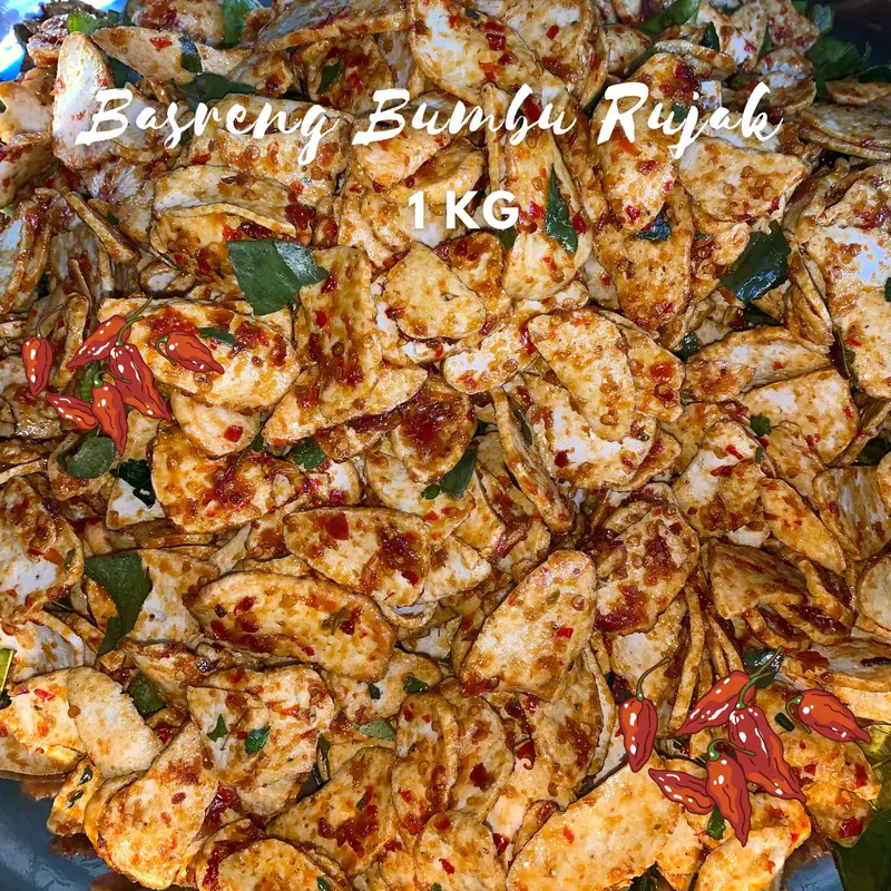 1KG Basreng Bumbu Rujak Pedas Manis Seger 0