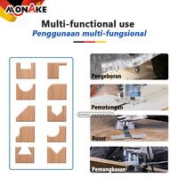 Gambar MONAKE Wood Trimmer Kayu Set 6mm 1/4 Inchi Mesin Router Profil List Kayu Trimer Ruter MK3709 dari Monake Professional Store Kota Administrasi Jakarta Barat 5 Tokopedia