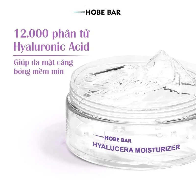 Kem Dưỡng Ẩm HOBEBAR Siêu Cấp Ẩm Dưỡng Sáng Hiệu Quả Làm Dịu Da và Phục Hồi Nâng Tone Dành Cho Mọi Loại Da Hộp 55ml Skincare Nữ 6