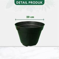 Gambar INFARM - Pot Tanaman Bunga Plastik Hitam Diameter 20 cm Netpot Bahan Plastik Kuat Tahan Banting Tidak Mudah Pecah Pot Menanam Sayur Berkualitas dan Ringan Premium Tahan Panas dan Hujan Cocok untuk Semua Jenis Tumbuhan - Warna dari Infarm Kota Surabaya 1 Tokopedia