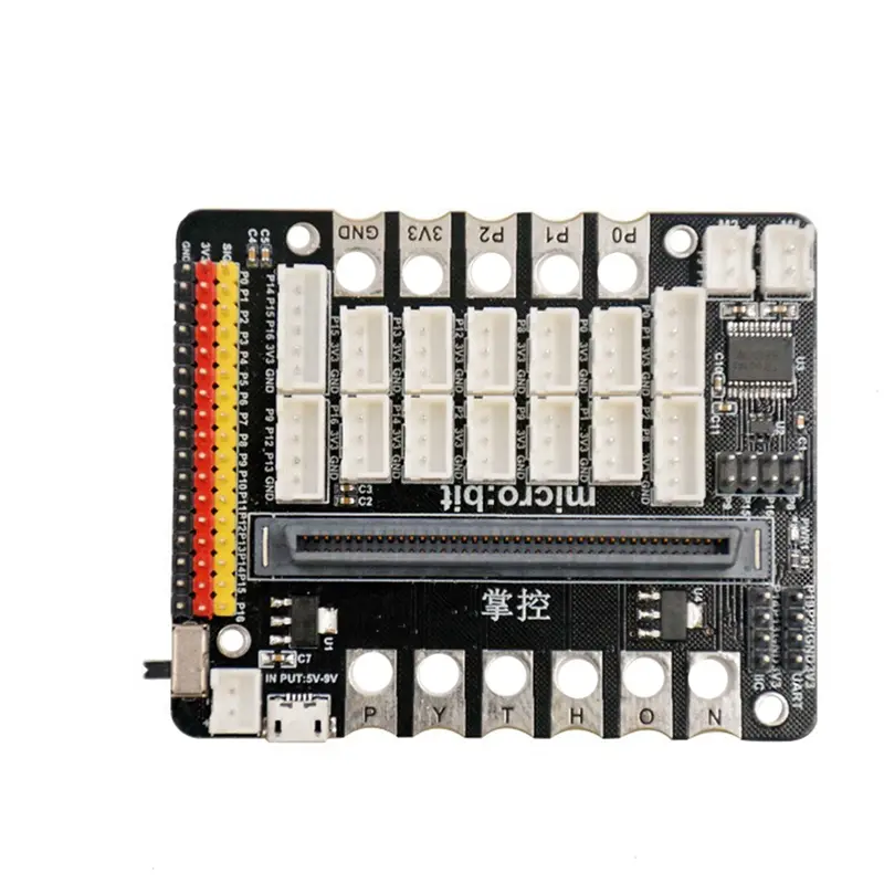 For Microbit V1.0/2.0/3.0 Motherboard Expansion Board IO BIT V2 Micro:Bit Adapter Board for Kids Programming Education