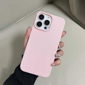 Funda para celular de color sólido, protector anti-caídas, accesorios para celular compatibles con iPhone 6 7 8 X XR XS 11 12 13 14 15 Pro Max, Casing