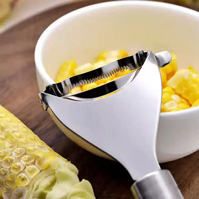 Alat Pengupas Jagung Bahan Stainless Corn Peeler Stripper Pisau Serut Perontok Serutan Parutan Mudah Dan Praktis 4