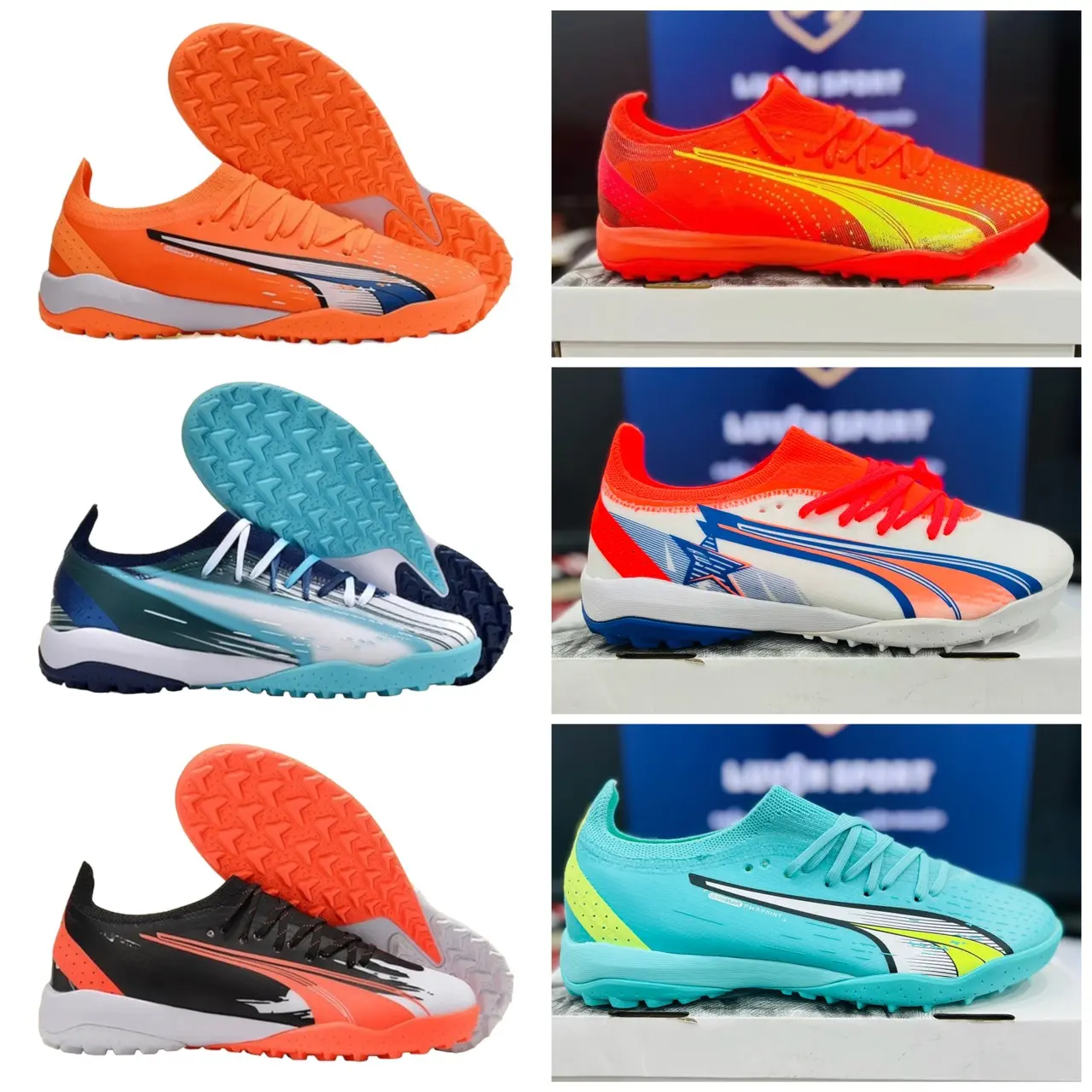 Giày bóng đá Future Ultra Tặng Tất, Hộp Và Túi Đựng Giày Cao Su Sneaker Sport