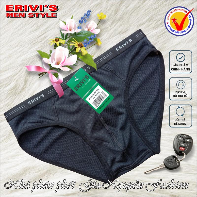 Product Introduction of 1 chiếc quần lót nam Erivi's, chất liệu cotton thông hơi, co giãn 4 chiều 3