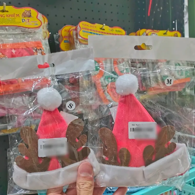 Nón tai bèo, nón kaki, nón noel, nón cối các loại dành cho thú cưng. 8