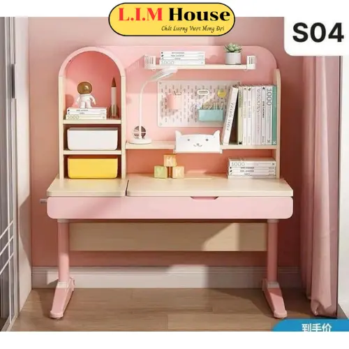 Bàn lẻ S04 kt 100x60 điều chỉnh chiêu cao chống gù, ngồi thoải mái