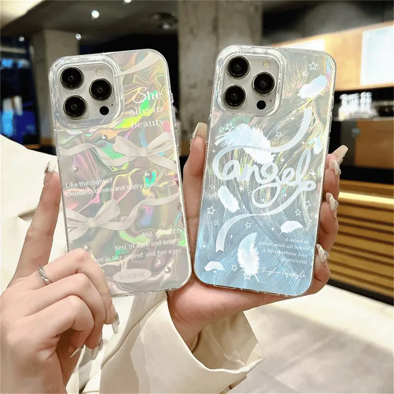 Luxury Casing For VIVO Y28 Y200E Y03 Y18 Y100 Y17S Y27S Y27 Y36 Y22S Y21 Y20 Y17 Y16 Y15S Y51 Y02S Y20 Y33T Y15 Y12 Y11 Y91C Y93 Y1S Y12S Y12A Y20i Y20A Y21S Falling feathers cover Phone Case Hard Case 4