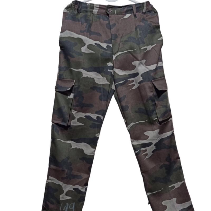 Quần túi hộp màu nâu Nam Có Túi Menswear (có 5 túi) 1
