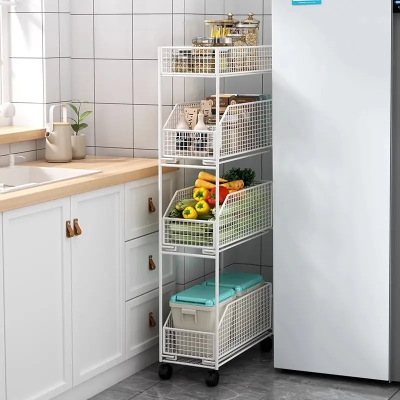 Giá Để Đồ Nhà Bếp, Thiết Kế Vết Nứt, Ngăn Kéo Gia Dụng, Hộp Đựng Gia Vị Và Gia Vị, Có Thể Di Chuyển, Đa Chức Năng, Thích Hợp Để Lưu Trữ 3