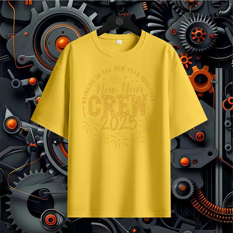Product Introduction of 【COD】2025 เสื้อยืดสไตล์อาร์ตๆแนววินเทจ เสื้อแขนสั้นแฟขั่นหญิงและชาย 7 สีให้เลือก คอกลม Man clothing ผู้ชายผู้หญิง women 5