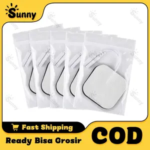 Elektroda Bantalan Tempel 10/20cs Alat Electrode Gel Pad Akupuntur Elektroda Pad Gel Healthy Pad