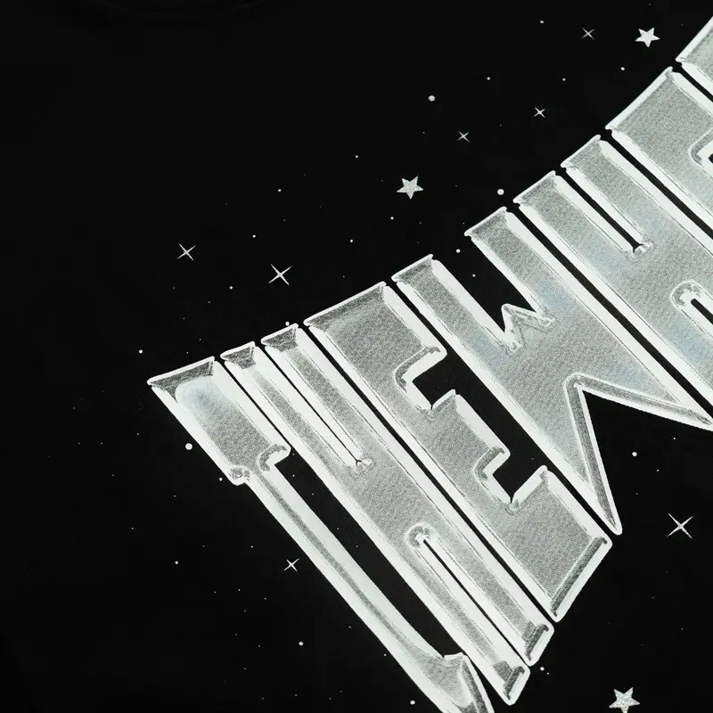 Áo Thun Boxy THEWHEEZE TWINKLE METALLIC “BLACK” - 100% cotton 2c 280gsm [đã xử lý co rút] 7
