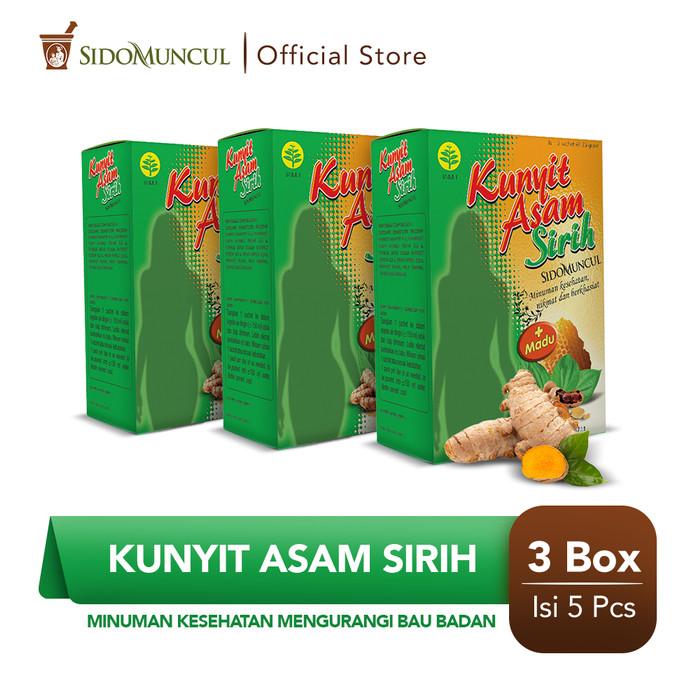 Gambar Sido Muncul Minuman Kunyit Asam Sirih 3x5's dari Sido Muncul Store Kota Bekasi Tokopedia
