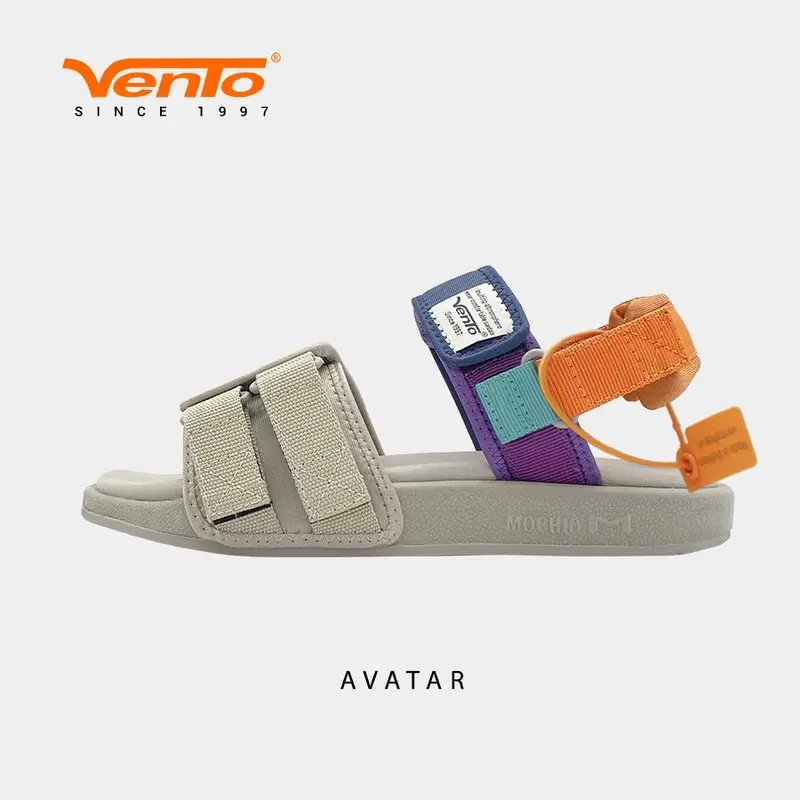 Sandal vento nữ chính hãng Avatar SD10112w DéP Cao Su GiàY Quai Hậu Đế Bằng Shoes 0