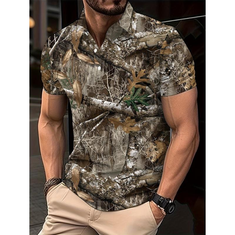 Casual Living Print Patchwork Turndown Collar Short Sleeve Two Pieces Casual Living Print Patchwork Turndown Collar Short Sleeve Two Pieces