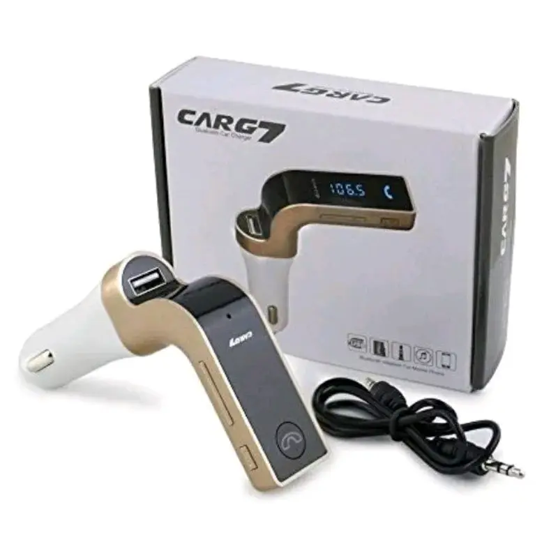 Car Charger Bluetooth Receiver Modulator CARG 7 Charger Mobil / MP3 Player SD USB AUX / Asesoris Elektronik HP 1