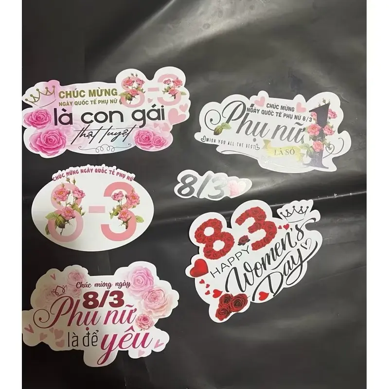 ￼Sét 10 cái Baner chúc mừng  ngày 8/3