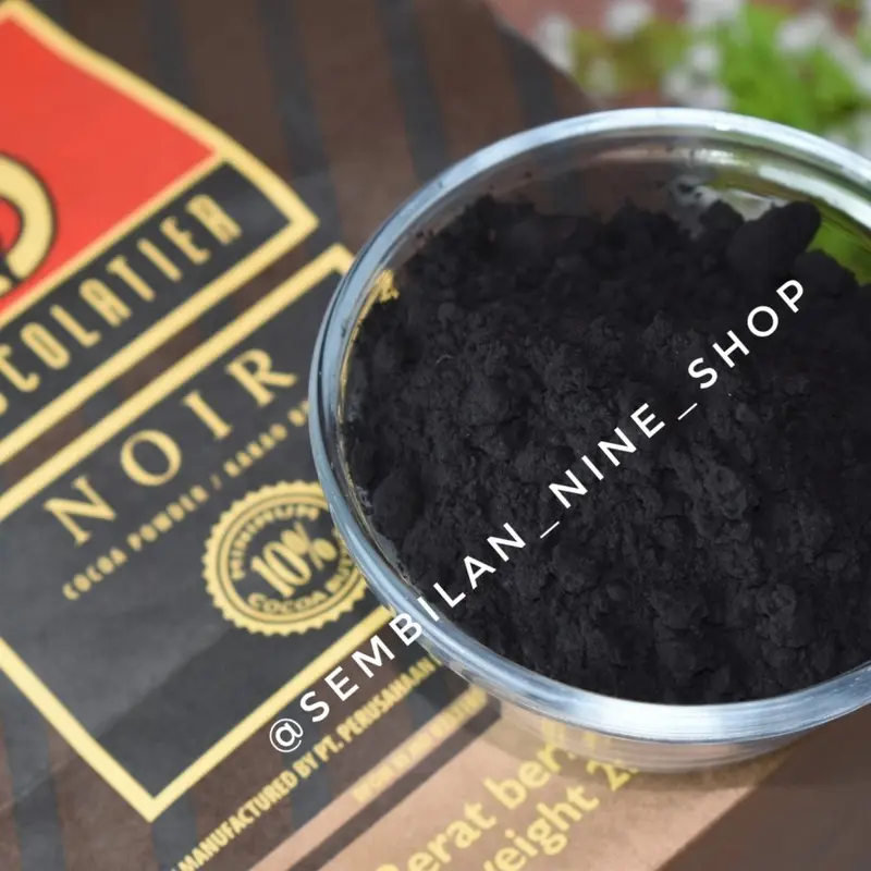 TULIP NOIR BLACK Cocoa Powder 250 Gram Bubuk Cokelat Coklat Warna Hitam Charcoal 2