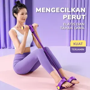 Adzkia35 Tummy Trimmer Alat Fitness JS-6 / Alat Bantu Sit Up Pull Rol Helper Pembakar Lemak Otot