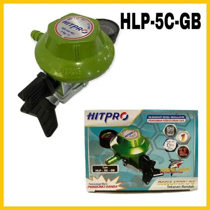 NEWW!!! Regulator Gas HITPRO Low Pressure / Regulator Double Lock - 5C-GB 3