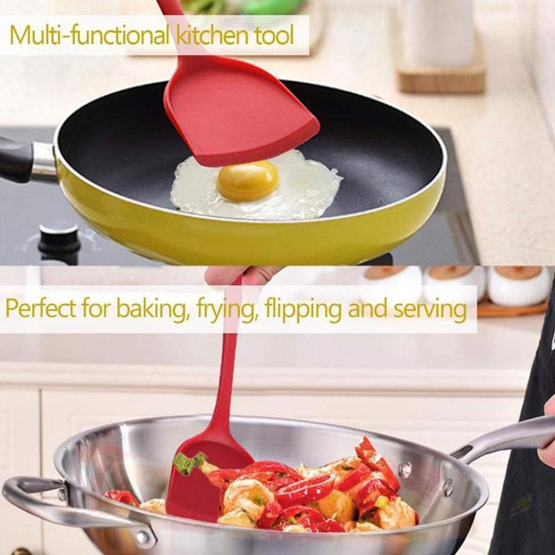 Product Introduction of Edible Grade Silicone NonStick Kitchen Utensil Set with HeatResistant Spatula Cooking Made Easy U9W7 28