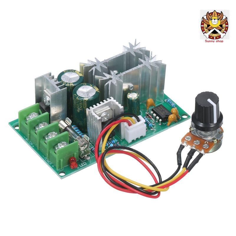 Mạch điều tốc động cơ PWM DC 10V-60V 20A, DC 12v 24v 36v 48v 60V điều khiển tốc độ motor chỉnh độ sáng đèn Led