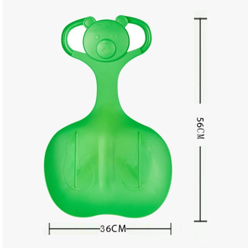 Product Introduction of Snow Sled Grass Sand Sliding Sled Skiing Board with Handle Heavy Duty Sleigh Winter Toy Snow Luge for Kids Adults Boys Girls 0