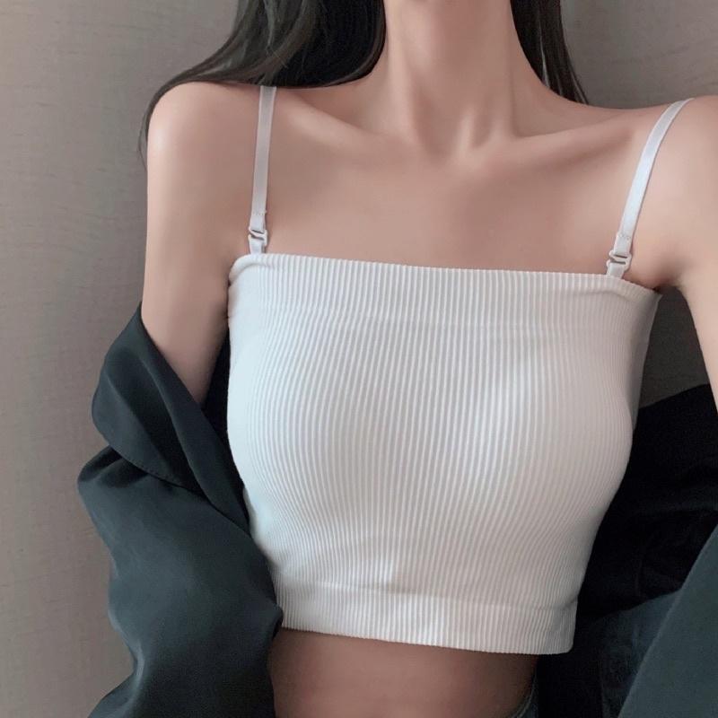 Áo Bra Nữ Thun Tăm Nâng Ngực Gợi Cảm Mẫu Mới Có Tháo Rời Dây N99 Mới 3
