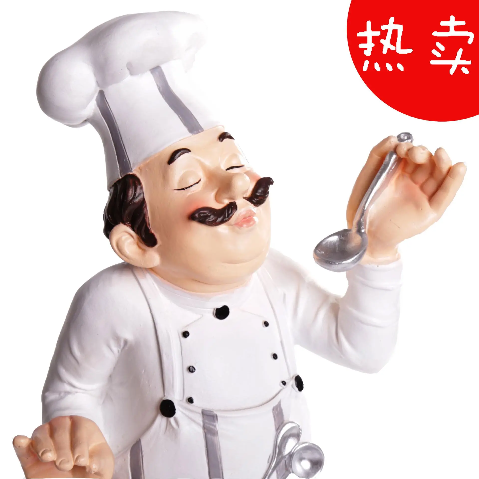 Creative Resin Crafts Chef Decoration Fashion Home Decoration Bar Western Restaurant Cafe Cake Shop Decoration