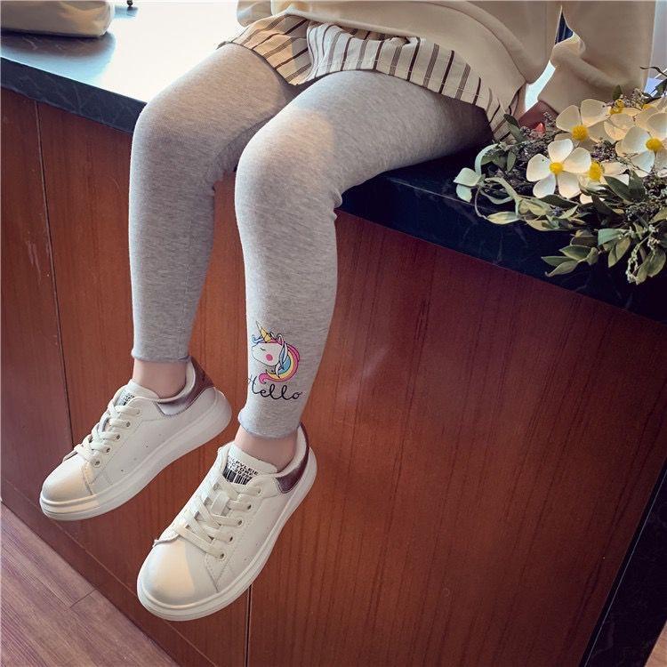 Paket 3pcs random legging anak import 1-5tahun / bawahan anak import / celana legging anak perempuan import / legging balita / Bayi Baru lahir Bayi Balita Cewek Cowok Lembut Berpori Nyaman Katun Pink Hitam Abu Putih 7