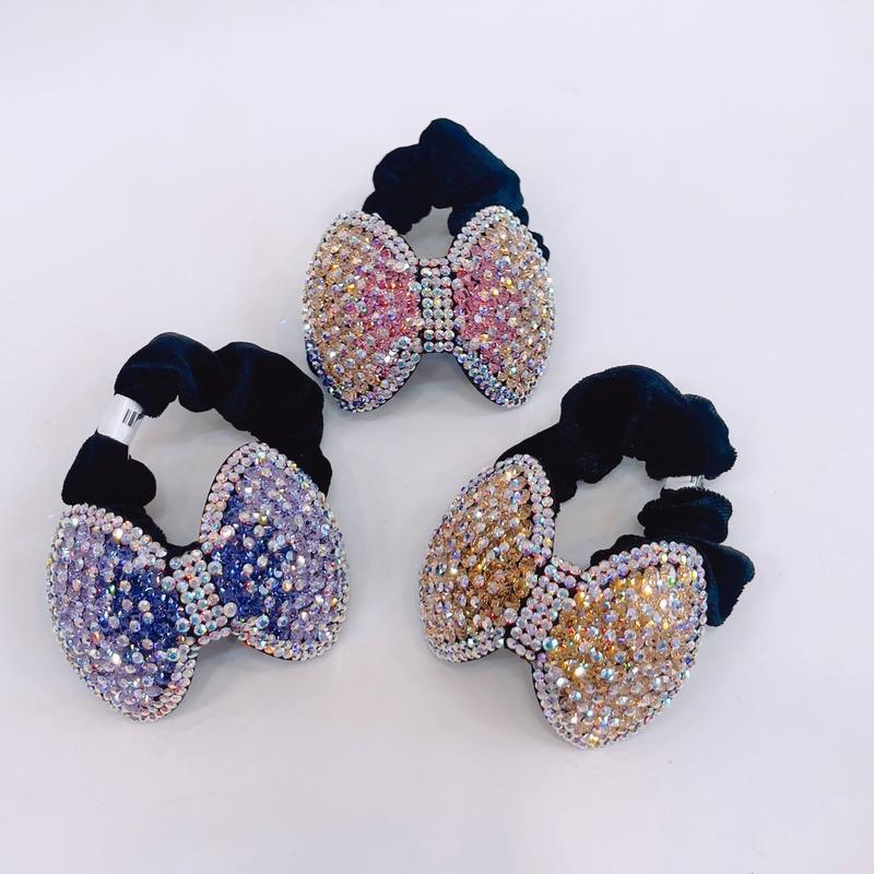 Cột tóc nơ đính đá cao cấp mã CT5