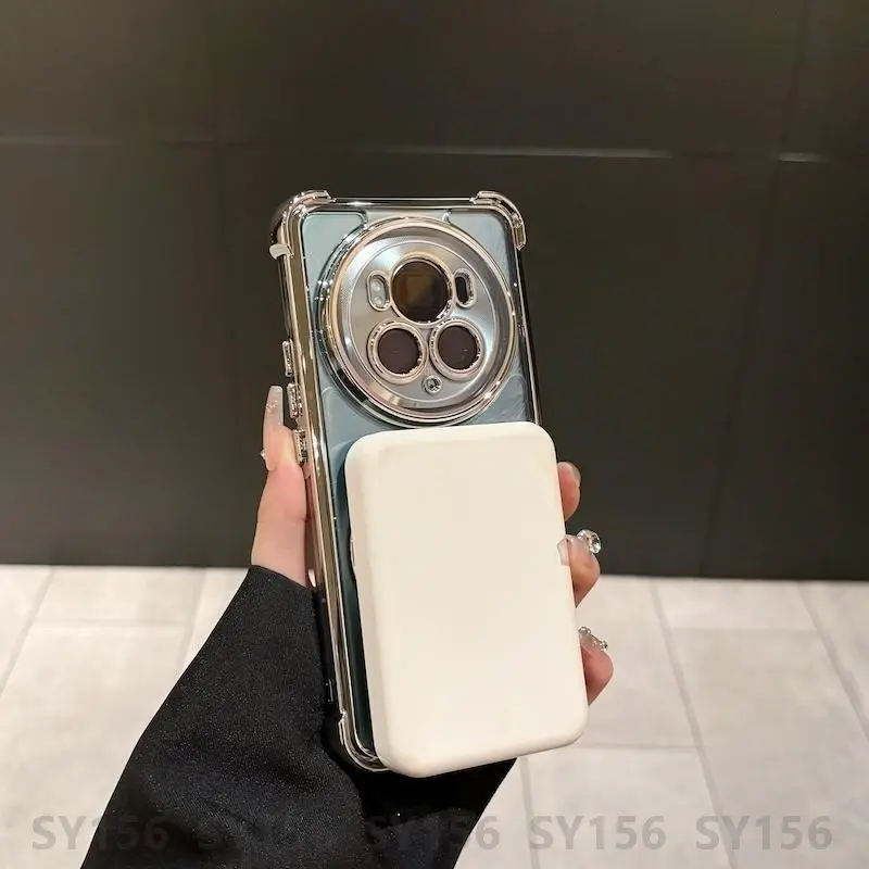 Ốp Cho OPPO Reno 12F, Reno12 F, Reno12F, 12 Pro 5G, Có Giá Chân Đế Giá Đỡ Nam Châm, Bảo Vệ Camera, Mềm Và Trong Suốt, Thẩm Mỹ Sang Trọng, Chống Sốc, Đệm Khí Dày, Chống Sốc 6