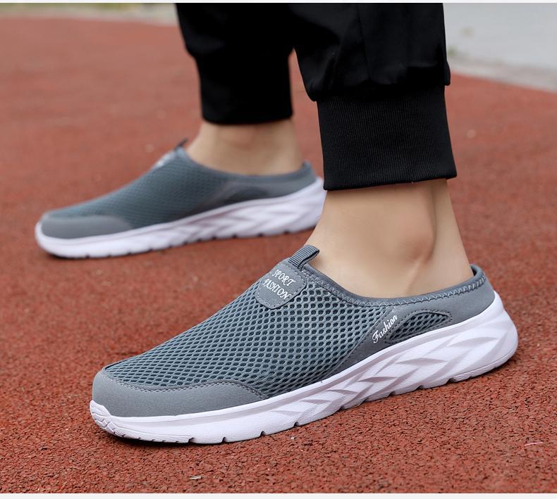 Product Introduction of Sneakers Casual Shoes for Men Breathable Summer Lightweight Comfortable Black Slip-On Driving Walking Shoes Tenis Masculino Boy Runner 49