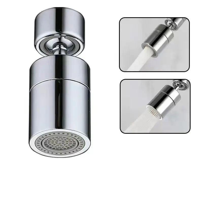 Kitchen Faucet Swivel Spout Splash-Proof Head