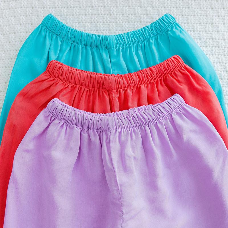 Product Introduction of Tay Ngắn Quần Dài ( Màu Trơn Basic ) - Đồ Bộ Bé Gái - Bộ quần áo Tole Loại 1 mềm, mịn, mát size 7-37 kg 4-5 năm 10