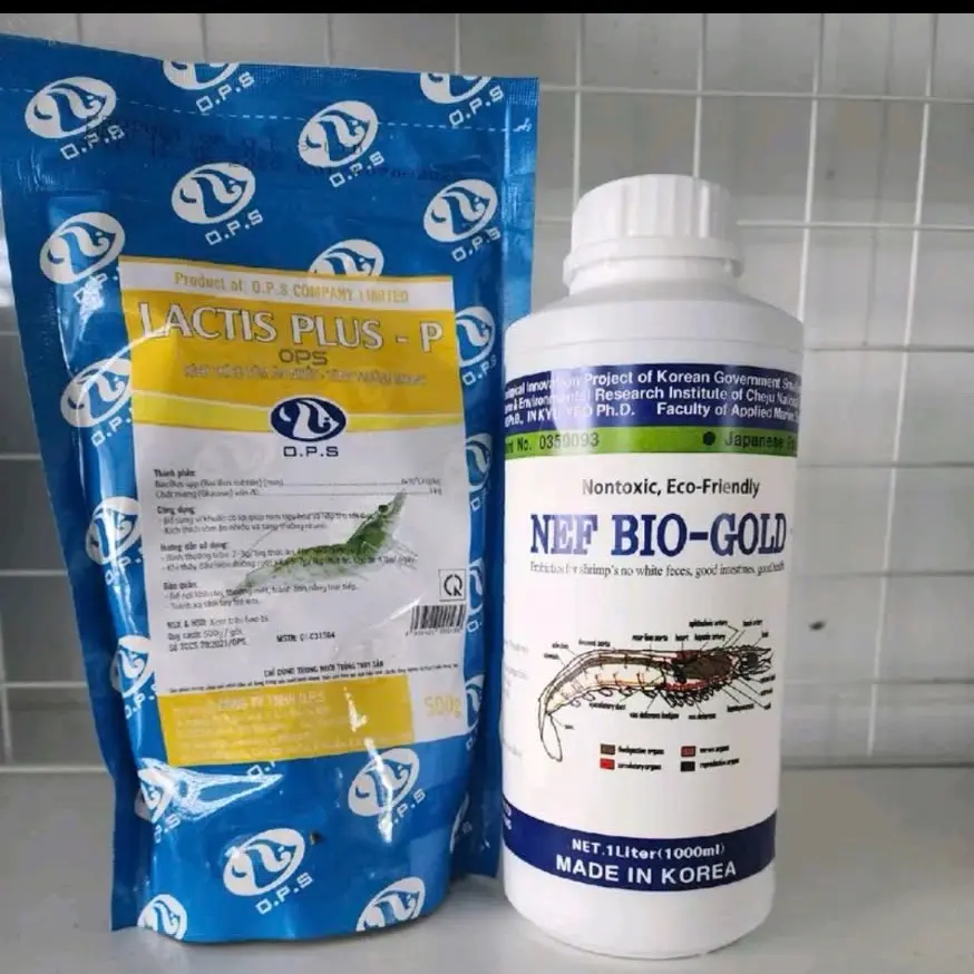 Bộ đôi Biogol +lactic -hỗ trợ bổ sung vi sinh cho hệ tiêu hóa của tôm, giúp nâng cao hệ tiêu hóa cho tôm.