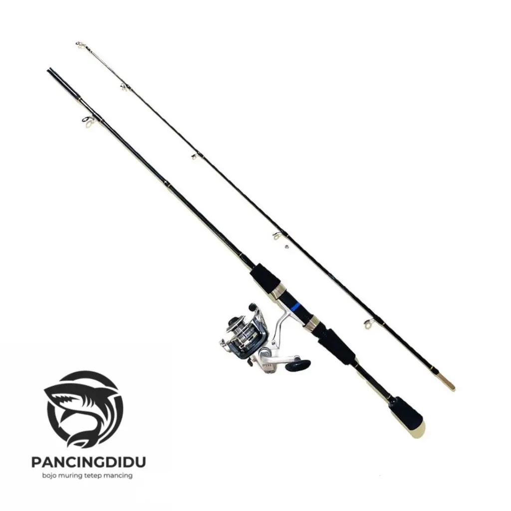 Joran kolam 8-17lb 150cm sambung tengah dan Reel daido simura spool besi kekuatan 8kg
