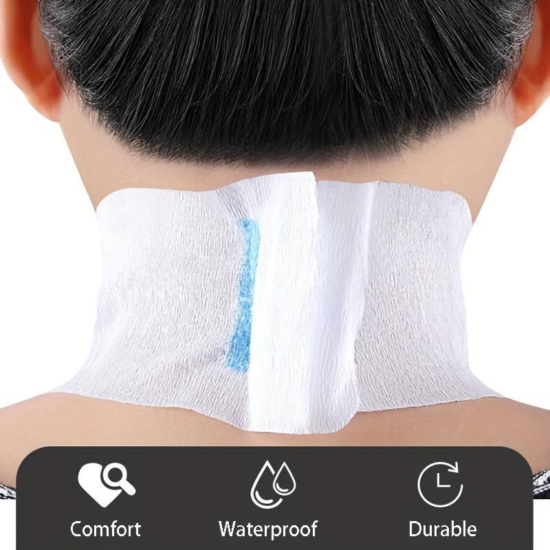 Disposable Barber Paper Neck Strips, Hairdressing Stretchy Wrap & Neck Paper Tissue Roll for Salon Haircut Styling Coloring Spa Massage, Durable Neck Patch, Neck Care Paper 2